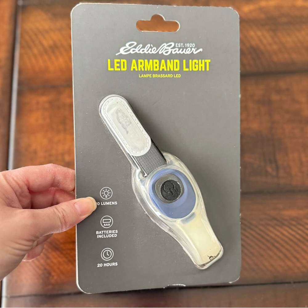 Eddie Bauer LED Armband Light Blue NEW with Tags